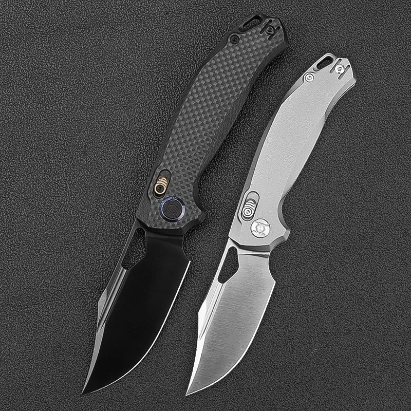 Django XL Carbon Fiber DLC Black — KUNWU Knives